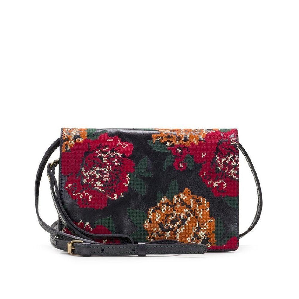 Patricia Nash Women's Lanza Fall Tapestry Cross Stitch Crossbody Bag